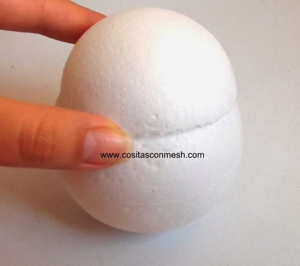 Снеговик: мастер-класс