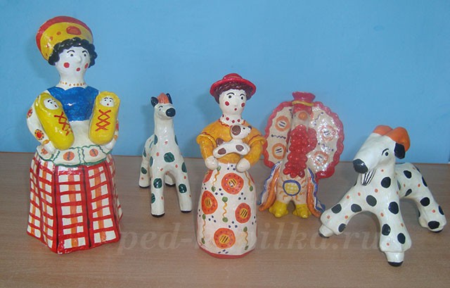 Лепка фигур из пластилина