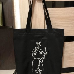 Сумка-шопер с вышивкой