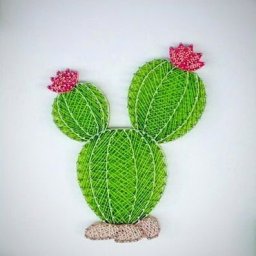 Панно с кактусами