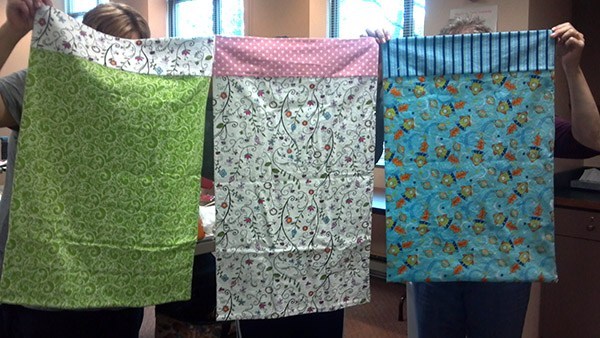 Матрас из наволочек и подушек