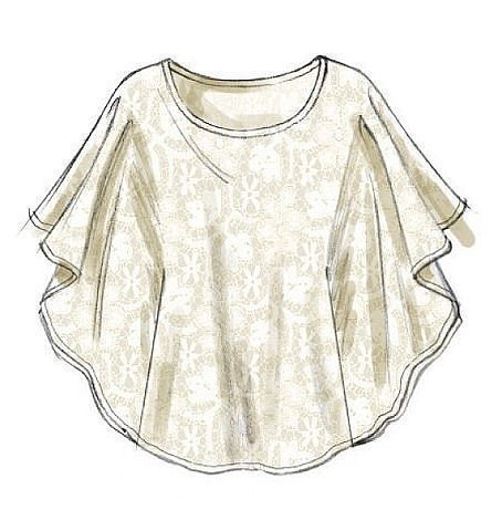 Очень простая выкройка летней туники