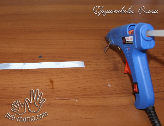 Роза из ленты