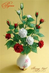 Розочки из бисера