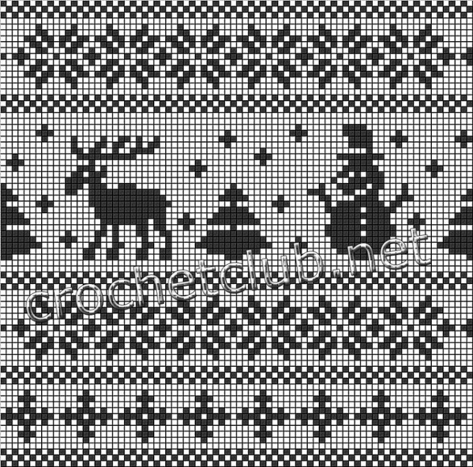 Жаккардовые узоры спицами со схемами