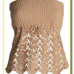 ​Ажурный топ на лето