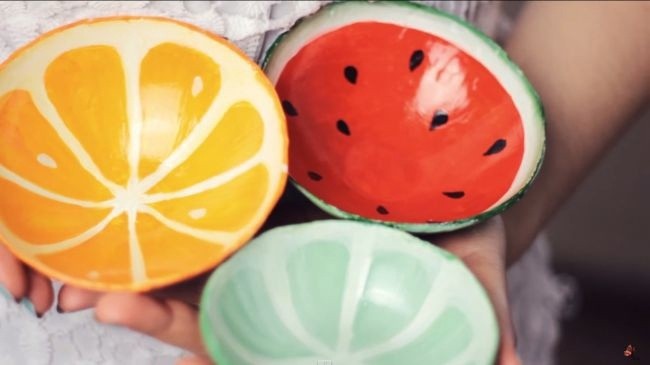 DIY "meyve" tabakları