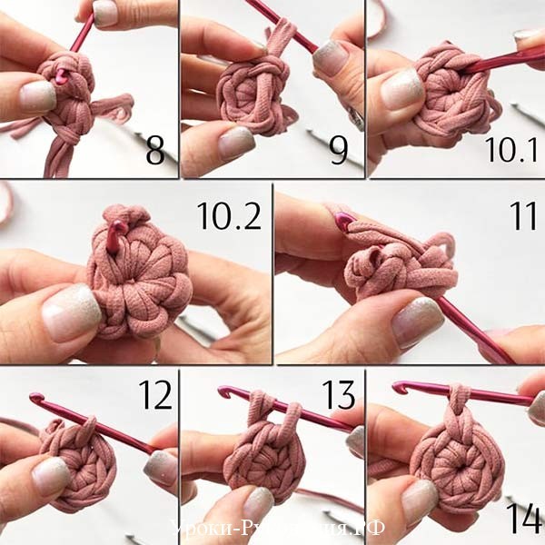 Корзинка с крышкой из трикотажной пряжи