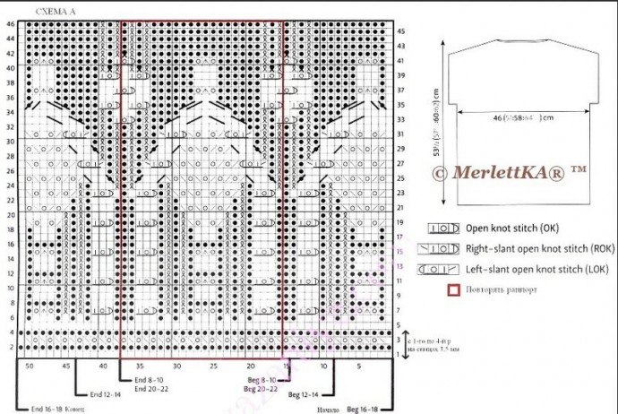 ​Красивые платье и пуловер одним узором