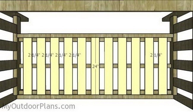 Садовая скамья-диван