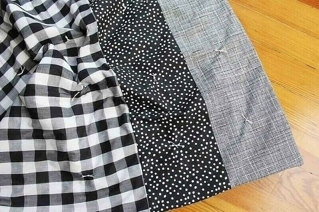 Простое одеяло в лоскутной технике