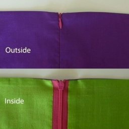 Техники шитья: вшивание молнии в юбку с подкладкой