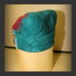 Валяная шапка "Коралловый риф"