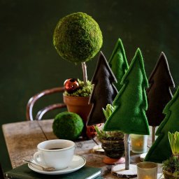 Ёлочки из ткани