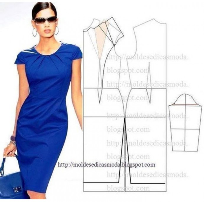 Моделирование платья-футляра