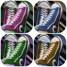 Вяжем кеды спицами