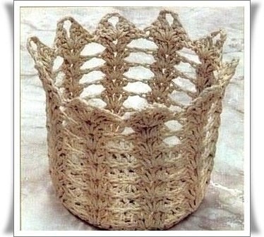 ​Вяжем корзинки для фруктов, хлеба и сухарей