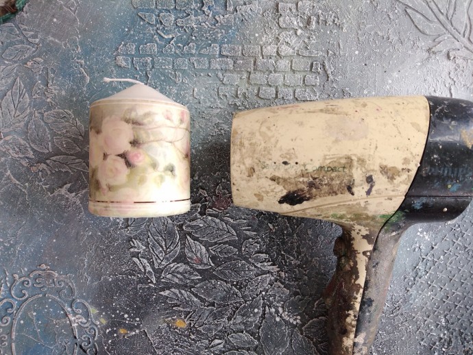 Декупаж свечей