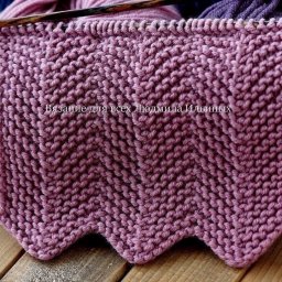 ​Двусторонний узор зубчиками