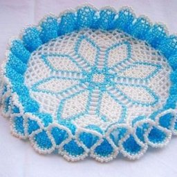 Идеи салфеток из бисера