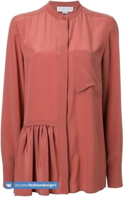 Красивые блузы ассиметричного кроя: идеи