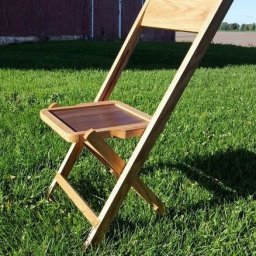 Самодельный складной стул со спинкой