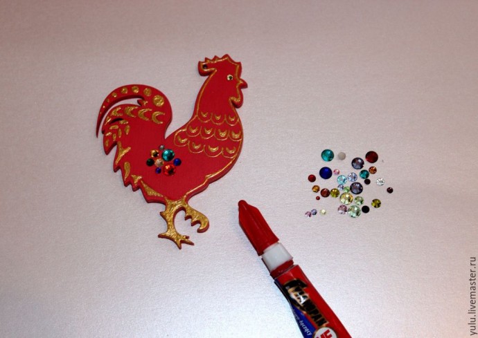 Петушки из фанерных заготовок