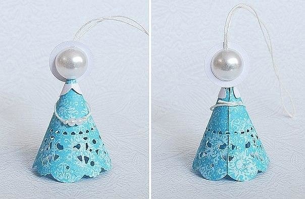 Ангелочек из бумаги