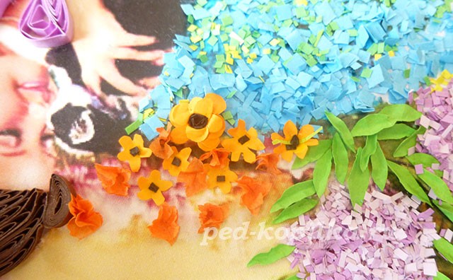 Картина в технике квиллинг: мастер-класс