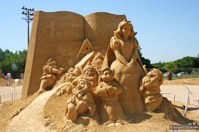 Фигуры из песка для вдохновения