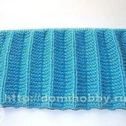 Вязание с эффектом плиссе и складок