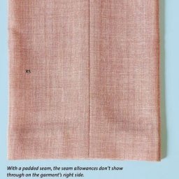 ​Чтобы припуски на швы не пропечатывались на тонкой шерсти