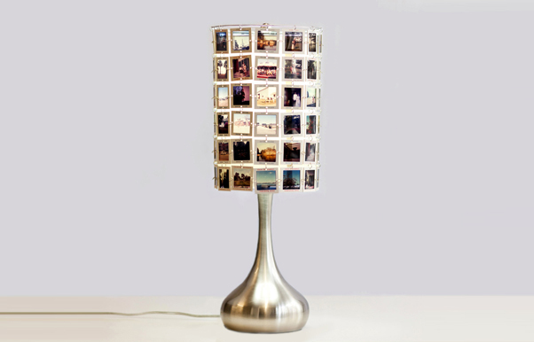 Лампы и торшеры из фотопленки и рентгеновских снимков: идеи