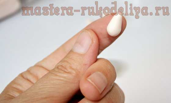 Розочка из полимерной глины