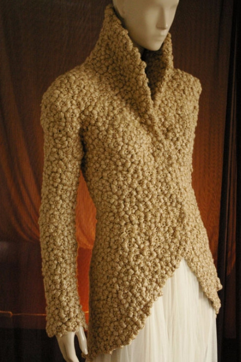 Узор крючком, похожий на каракуль