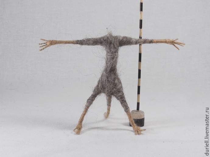 Валяем забавного крысёнка на каркасе Валяем забавного крысёнка на каркасе