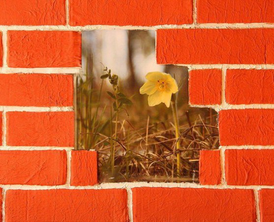 Имитация декоративной кирпичной кладки