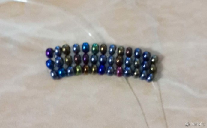 Изготавливаем брошь "Узорчатый жучок"