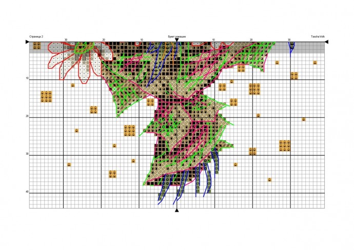 ​Ромашки крестиком