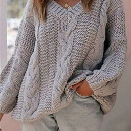 Пуловер оверсайз