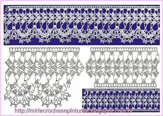 Красивая кайма для оформления края изделий