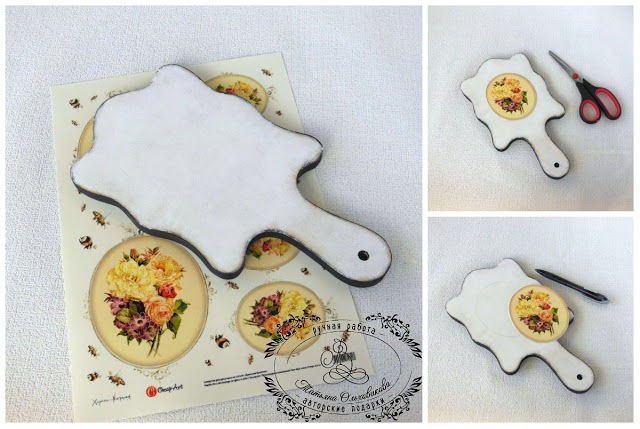 Зеркало "Винтажный букет"