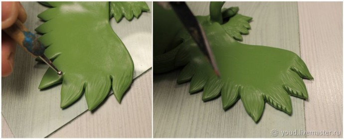 Цветочный дракон из полимерной глины Цветочный дракон из полимерной глины