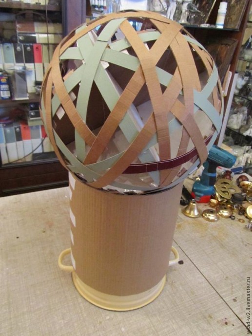 Шлем водолаза из папье-маше