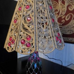 Светильник в технике филигрань