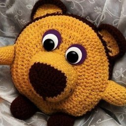 Вязаные подушки