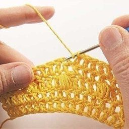 Как вязать пышный столбик