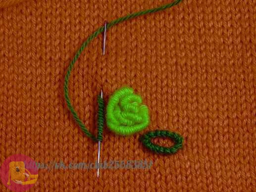 Красота шва рококо в вышивке