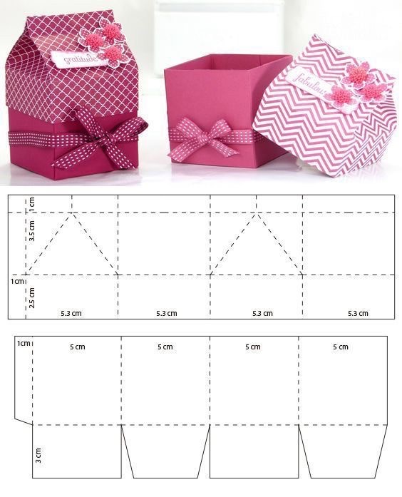 Шаблоны коробочек