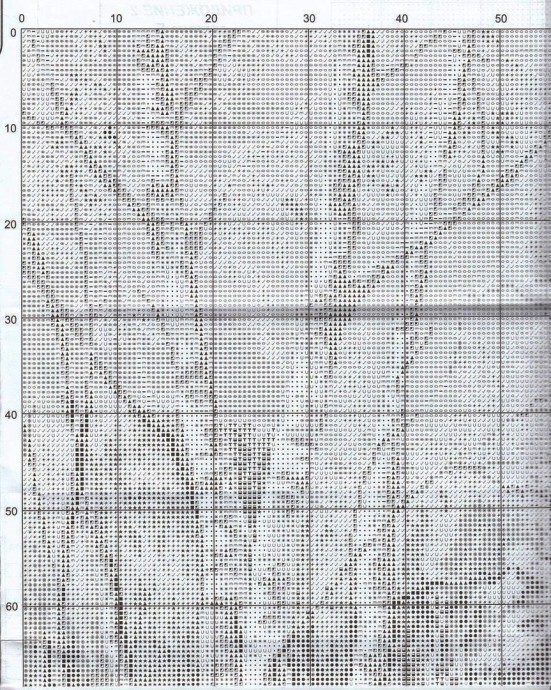 Вышивка "Березовая роща"